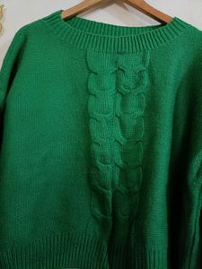 Green Knit Sweater