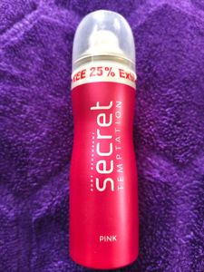 Secret Temptation Pink Deodorant for Women, Long L