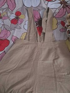 Tan Wide-Leg Jumpsuit