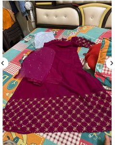 Ethic Gown With Dupatta