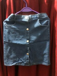 Denim Skirt.
