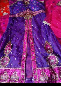 Wedding Indowestern full Body Work Lehenga Sets