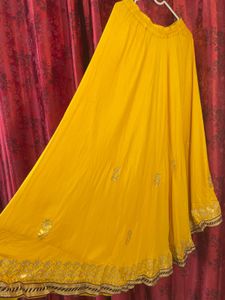 Yellow Ethnic Skirt