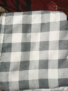 Grey &amp; White Checkered Shirt