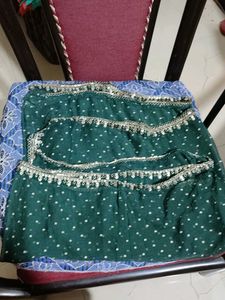Green Embroidered Kurta Set