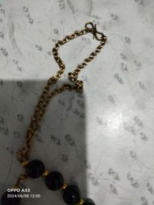 Black Moti Golden Plate