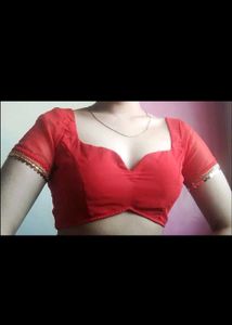 Padded Georgette Drawstring Blouse