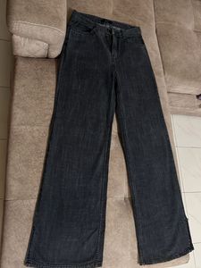 Wide Leg Denim Pants