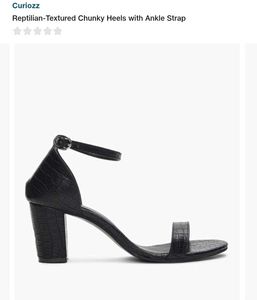 New Reptilian Textured Women heels