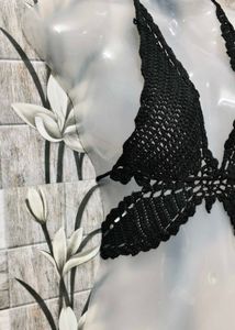 Crochet Butterfly Halter Top