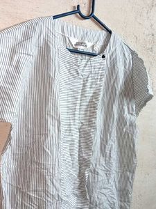 Stylish Formal Shirt Button Down Top Stripped