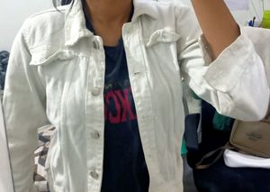 White Denim Jacket