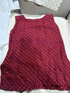 bandhani short kurti