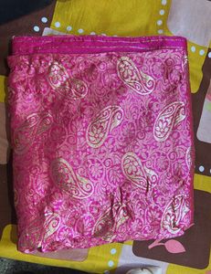 Pink Brocade Fabric
