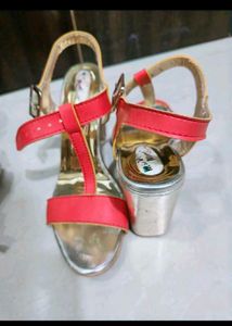 Red Golden Heels