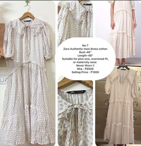 Zara Authentic maxi dress cotton
