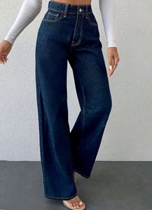Baggy Navy Blue Jeans