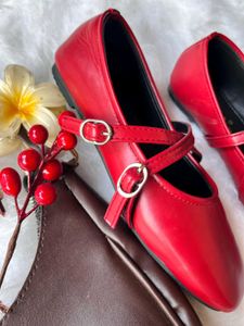 MaryJane Double Strap Ballerina 🍒