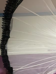 Net Skirt With Black Border