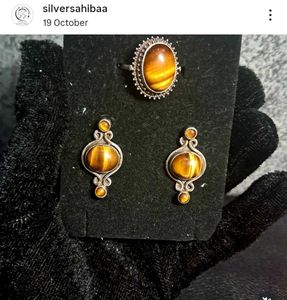 Tiger Eye Jewelry Set
