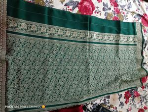 Pure Green Banarasi Silk Saree