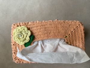 Crochet Tissue Box Cover.
