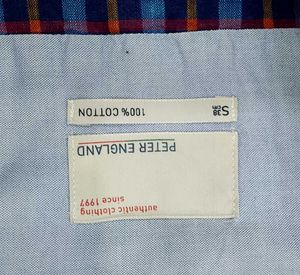 Peter England Checkered Casual Shirt