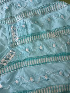 Sky Blue Kurti For Women