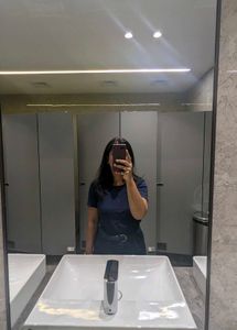 blue top for office wear