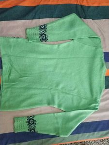 Green Knitted Sweater