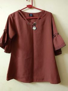 Short Brown Kurti