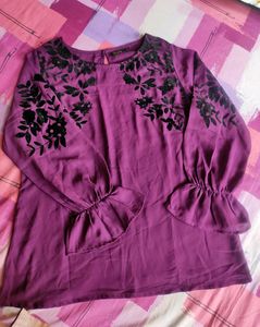 PlusS Purple Short Kurti/Top