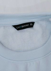 Livesmart Women Sky Blue Sweatshirt