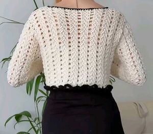 Crochet Old Money Cardigan