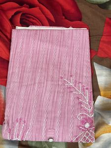 XXL Pink Embroidered Kurti