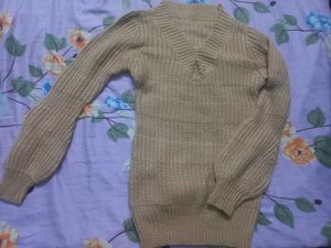 Vintage Beige Knit Sweater