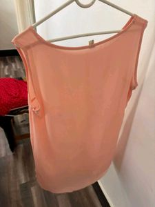 Peach Sleeveless Top
