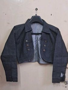 Denim Cropped Jacket