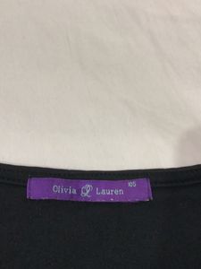 Black Stretchy Top With Ruffles