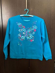 Cute Butterfly Graphic Sweatshirt