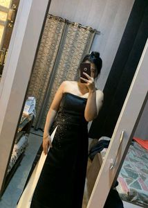 Elegant Black Ethnic Gown