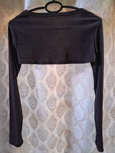 Brown Long Sleeve Shrug