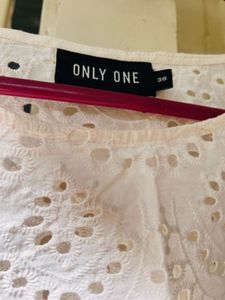 Schiffli White Eyelet Top - Perfect for Summer