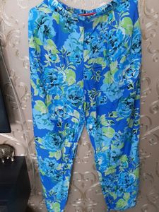 Floral Wide Leg Pants