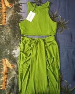 Shein Light Green Two-Piece Set