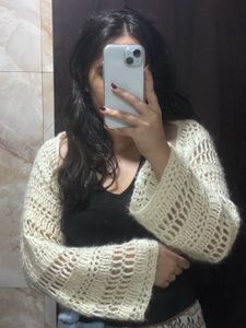 Crochet Mesh Sleeves!!