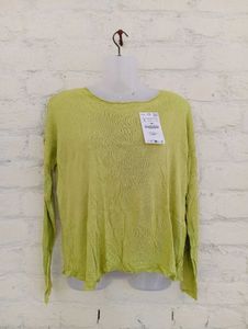 Zara Lime Green Knit Top