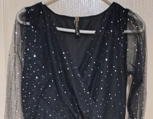 Black Sparkling Bodycon