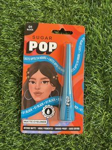 Sugar Pop Matte Eyeliner - Black