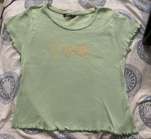 Light green top